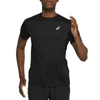 Asics T-Shirts [2011A813-001] 男女 短袖 T恤 運動 跑步 吸濕 排汗 輕量 海外版 黑