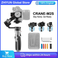 Zhiyun Crane M2S 3-Axis Gimbal Stabilizer for Lightweight Mirrorless Camera Actioncams Smartphone iPhone 13