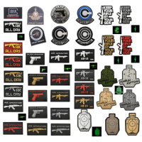 3DPVC Luminous Glock Target Badge Embroidery CAPSULE CORP Tactical Magic Outdoor Backpack Morale Bul