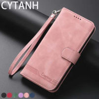 For Samsung Galaxy A34 Leather Case on For Samsung A34 A 34 5G 6.5" 2023 Wallet Card Holder Stand Book Cover B42F
