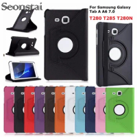 360 Rotating Leather Case for Samsung Galaxy Tab A 10.1 2019 T510/T530 S5E 10.5 T720 T590 T580 T560 T290 S6 Lite 10.4 P610 Stand
