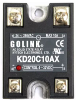 KD20C10AX  24~280VAC  10A KYOTTO固態繼電器 (含稅)【佑齊企業 iCmore】
