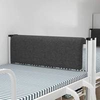 全城熱賣 - 床頭靠墊學生宿舍上下鋪寢室靠枕床上用品護腰單人床軟包靠背神器棉麻-深灰【床頭靠背+可拆洗】80*25*5【宿舍通用尺寸】