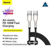 Baseus Cafule Series Metal Type C to Type C PD Cable 100W QC 4.0 Phone MacBook