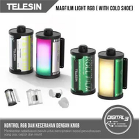 TELESIN Magfilm Fill light Magnetic Quick Release Selfie Light with Cold Shoe Adapter For DJI OSMO A