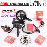 SRAM RIVAL ETAP AXS 2x12s 12 speed road bike kit hydraulic shift lever brake lever RD XDR electronic wireless bike parts PM