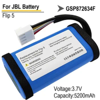 GSP872634F 5200mAh Battery For JBL Flip 5 Waterproof Bluetooth Speaker with Tools Battery Part NO ID1060-B 1INR19/66-2 3.7V