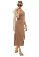 AIR SPACE Halter Neck Maxi Dress