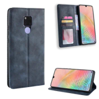 For Huawei Mate 20 X Case Huawei Mate20 X Wallet Flip Style Vintage Leather Phone Bag Cover For Huawei Mate 20 with Photo frame