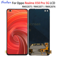 100% Tested For OPPO Realme X50 Pro 5G LCD Display Touch Screen Digitizer Assembly Replacement For 6.44" Realme X50 Pro LCD