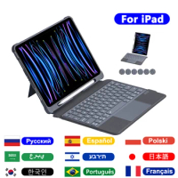 Magic Keyboard Case For iPad 10.2 7th 8th 9th Gen,iPad 10th Generation 10.9 Air 4 5 4th 5th Pro 10.5 Pro 11 12.9 Magnetic Cover