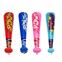 2026BK Inflatable Baseball Bat Colorful Inflatable Bat Manufacturer Wholesale Children's Toy POW Inf