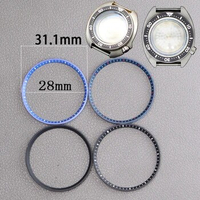 31.1mm Chapter Case Rings Fit SKX007 SKX009 SKX013 Japan SKX tuna mod Samurai Turtle Replace Accessories Watches Parts