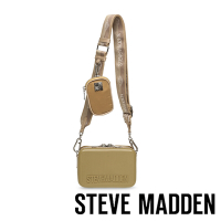 STEVE MADDEN-BSACHA 立體相機粗背帶子母包-卡其色