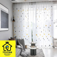 PREMIUM Gorden+Vitrase+Vitrase Tirai+gorden jenderla minimalis+karakter
