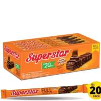 superstar wafer coklat 20 pcs