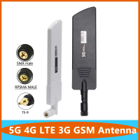 Signal Enhance 5G 4G LTE 3G GSM Rubber Duck Wireless Aerial 600~6000Mhz Omni External WiFi Router Antenna With SMA Male TS9