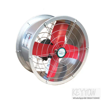 14 inch strong cylindrical duct fan, industrial exhaust fan, kitchen oil fume exhaust fan, wall mounted ventilation fan