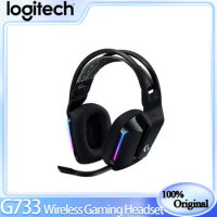 Logitech G733 LIGHTSPEED Wireless RGB Gaming Headset PRO-G DTS Headphone 2.0 surround sound Suitable for computer gamers