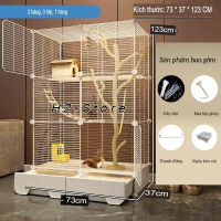 Chuồng Sắt Nuôi Chim Vẹt Có Khay Vệ Sinh  Siêu Bền, Dễ Dùng Mã CC03 H2 Store [Số lượng có hạn] [Chỉ 