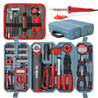Hi-SPec 84件套電子工具套裝電烙鐵助焊工具萬用表電子組合工具