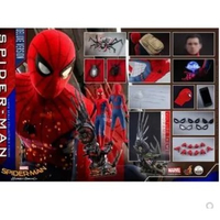 Anime Spiderman Figure Ht Hottoys 1/4 Qs015 Homecoming Peter Benjamin Anime Action Figure Model Collecile Action Toys