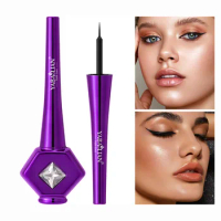 Diamond Tube Matte Liquid Eyeliner Waterproof Liquid Eyeliner Pen Smudgeproof Makeup Pen Black Waterproof Liquid Eyeliner Makeup