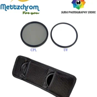For Canon 50mm 1.8 STM lens UV CPL Filter kit with bag 49mm UV CPL Filter kit Mettzchrom