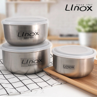 【LINOX】LINOX抗菌不鏽鋼六件式調理碗組x1組(不鏽鋼碗 隔熱碗)