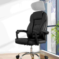 Office Chair Headrest Attachment Adjustable Neck Support Cushion Elastic Sponge Head Pillow Computer Chair Kit Ergonomic