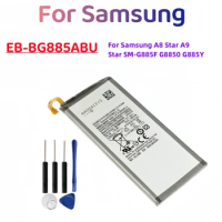 EB-BG885ABU Battery For Samsung Galaxy A8 Star A9 Star SM-G885F G8850 G885Y 3700mAh Real Capacity Batteria +Free Tools