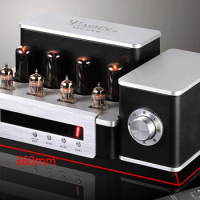 YAQIN MS-6V6 Integrated vacuum tube headphone amplifier Pre-amp SRPP Pure Post-amp 6P6Px4 do Class AB1 amplifier 12.5Wx2