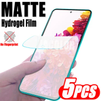 5PCS Matte Hydrogel Film For Samsung Galaxy S20 FE 2022 4G Plus Ultra 5G UW Sansamg S 20 20Ultra 5 G Protection Screen Protector