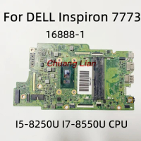 16888-1 For DELL Inspiron 7773 Laptop Motherboard With I5-8250U I7-8550U CPU 100% Fully Tested