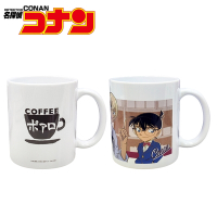 日本正版 名偵探柯南 陶瓷 馬克杯 375ml 日本製 咖啡杯 波洛咖啡廳 江戶川柯南 安室透 TWINCRE 007601 007618