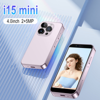 ใหม่ขายร้อน I15 mini ศัพท์มือถือ 4.0 สองนิ้ว SIM บัตรแอนดรอยด์ 8.1 ศัพท์สมาร์ทการ์ดขนาดเล็ก