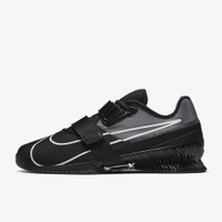 【NIKE耐吉】舉重鞋 Romaleos 4 專業健力健身訓練鞋 運動鞋子 黑色平底鞋 深蹲挺舉抓舉硬舉 (CD3463010)