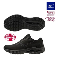 MIZUNO 美津濃 WAVE INSPIRE 19 SSW SW 男鞋 超寬楦 支撐型 慢跑鞋 黑(J1GC232253)
