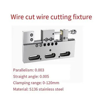 Wire-cut stainless steel vice clamp slow wire-moving special clamp hand-operated flat-jaw clamp to hold the bench press