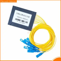 FTTH FBT PLC optical fiber splitter1X8 PLCFiber Optical splitter SC/ UPC 1X8 PLC Singlemode Fiber Optical splitter
