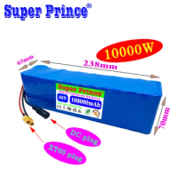 48V 100Ah 1000w 13S3P XT60 48V For Samsung 18650 Battery Pack 54.6v E-bike Electric Bicycle Scooter With BMS+Free Charger