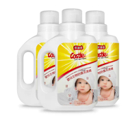 【CASTLE 家適多】嬰兒衣物防護洗潔精1000ml-3入(嬰兒專用/洗衣精/衣物去漬/無毒低敏/抑菌除臭/中性溫和)