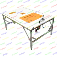Portable Folding Saw Table Decoration DIY Folding Workbench (80*120cm) Multifunctional Woodworking Workbench Small Saw Table