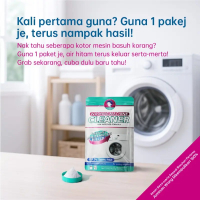 【LOGESKI】Serbuk Pencuci Mesin Basuh Anti-Kulat & Anti-Hapak Hilangkan Kotoran Degil Cuci Drum Mesin