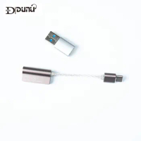 DUNU DTC100 Hifi DAC AMP DSD256 Portable Amplifier Decoding Line USB Type-C To 3.5 Interface Adapter ESS9118EC Chip DAC Cable