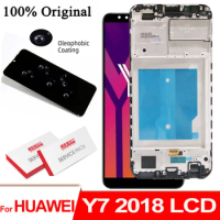 Original Display Touch Screen For Huawei Y7 2018 LCD Y7 Pro 2018 /Y7 Prime 2018 Digitizer with Frame Repair Parts