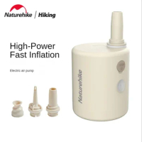 Naturehike-Electric Air Pump for Outdoor Camping, Portable Air Cushion, High Power