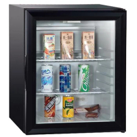 Hot sales 40 L single door minibar fridge semiconductor 40 liter glass door mini bar refridge
