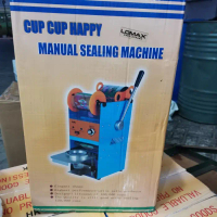 Mesin cup sealler LOMAX mesin press tutup gelas plastik cup sealer