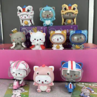 Mitao Cat 3 Season Lucky Cat Cute Cat Blind Box Toys Surprise Figure Doll Guess Bag Mystery Home Deroc